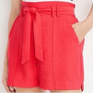 High-Waist Tie-Belt Minamilst Women’s Shorts
